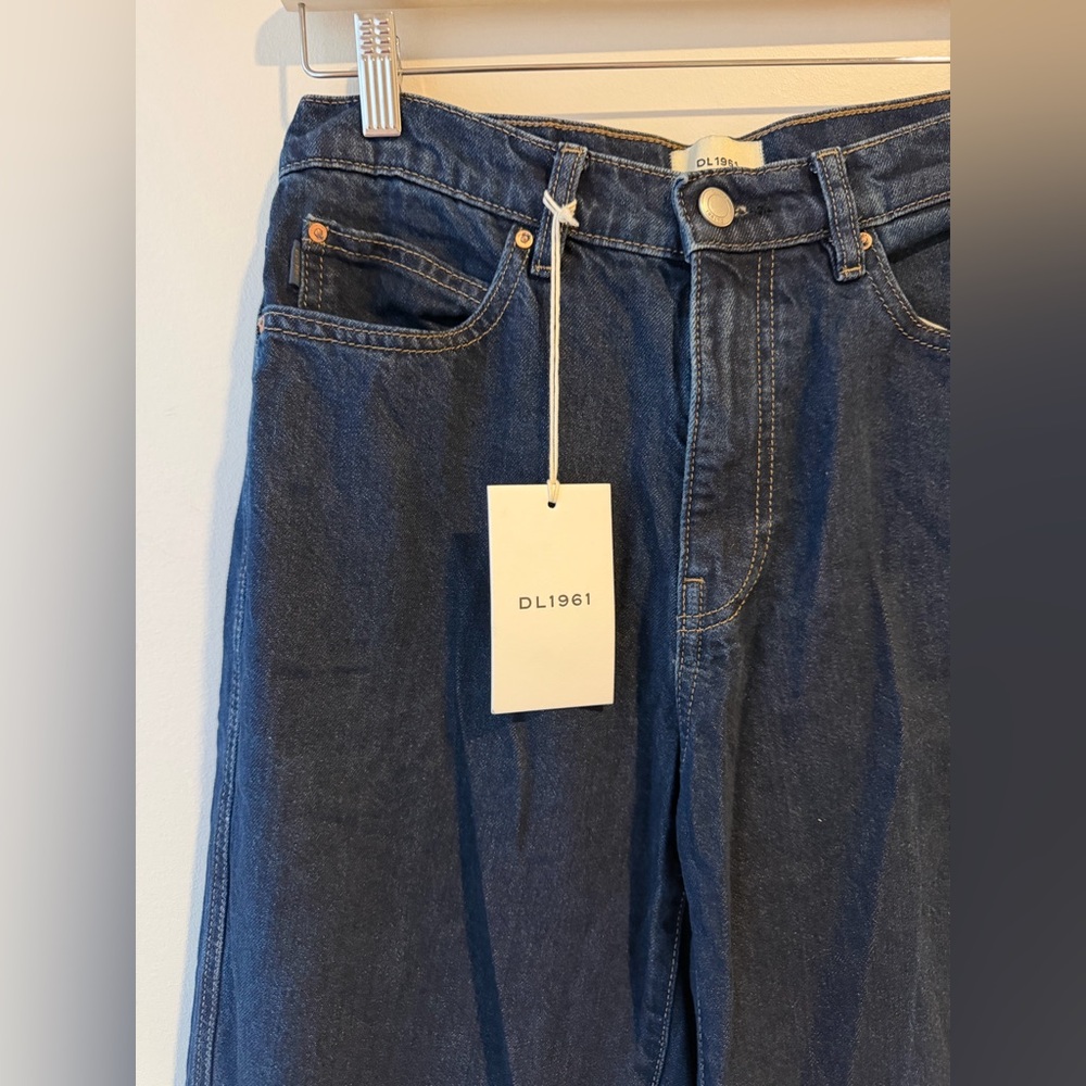 DL1961 Kaylen Soft Curve High-Rise Tapered Jeans, NWT - Picture 7 of 8